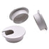 3 Pack 2 inch(50mm) White Desk Hole Cover Grommet - ABS Plastic Wire Organizers for Computer Desk Cabinet