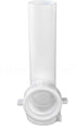 Q21125 Plastic End Outlet Tee, 1-1/2 Inch White for Tubular Drain Applications