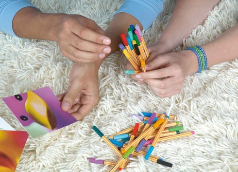 STABILO Fineliner point 88 MINI, Wallet of 12, Assorted Colors