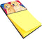 Carolines Treasures Large Multicolor Sticky Note Holder with Golden Retriever Design