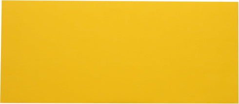 LUXPaper #10 Business Envelopes, Peel & Press, 4 1/8" x 9 1/2", Sunflower Yellow, 80lb Text, 50 Qty