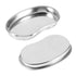 Kidney Shaped Stainless Steel Tray, Safety Rimmed Curved Tray for Dental Lab Instruments Surgical Trays