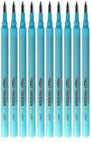 Pilot Gel Ink Refills for FriXion Erasable Gel Ink Pen, Fine Point 0.7mm, Light Blue Ink, Value Set of 10 by PILOT