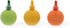 Legami 3 in 1 Highlighter, Pastel Colours - Green, Yellow, Orange, Quick Dry, Avocado Theme