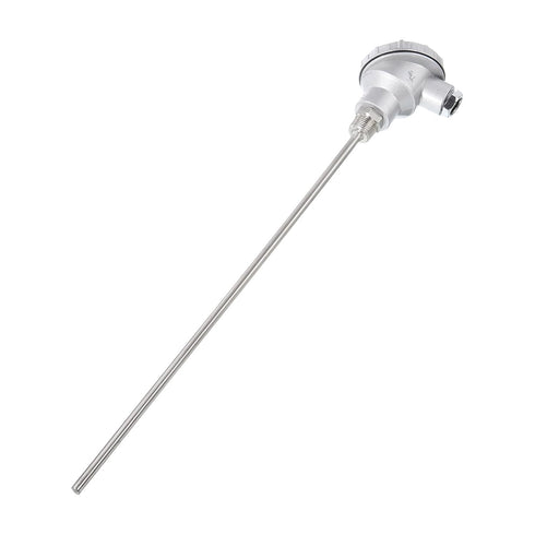 MECCANIXITY PT100 1/2" NPT RTD Thermocouple, Stainless Steel Temperature Sensor Probe -50 to 420C, 8x400mm