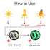 Glow Tape, 33 Feet x 0.5 Inch, Waterproof Luminous Duct Tape for Stage, Stair, Outdoor