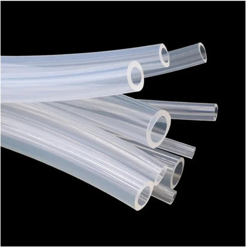 ECYC Ltd 32.8 9mm 12mm Feet Food Grade Silicone Tubing, ID x OD Clear Flexible Silicone Tubing High Temp Food Grade