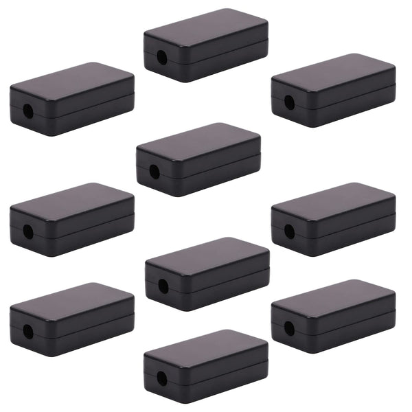 Auniwaig 10Pcs Plastic Electronic Project Junction Box Enclosure, Dustproof Waterproof Project Boxes for Indoor Outdoor
