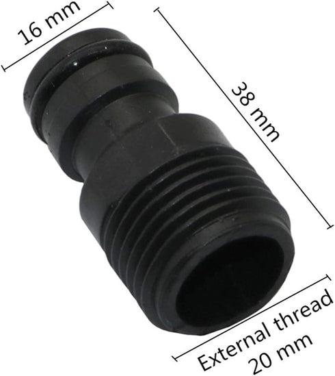 Generic 20 1/2 Inch Garden Plumbing Pieces of Pacifier Pipe Joint Fittings Water Connector Agricultural Drip Irrigation