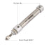 Pneumatic Air Cylinder CDJ2B10-30B 10mm Diameter 30mm Stroke Double Acting Stainless Steel 2 Hydraulic Cylinder