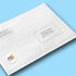 Pastel Watercolor Happy Mail Thank You Sticker Labels, 60 1.5" Circle Stickers by AmandaCreation for Small Businesses