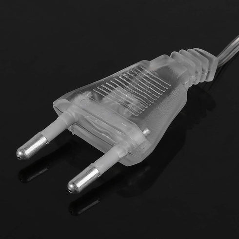 Dwuww String Extension Lights Transparent Cable Extension Cord Plug Lamp Extension Cord Invisible Extension Plug Light