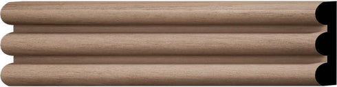 WM144 - Americraft Screen Moulding, Solid Hardwood, 1/4"D x 3/4"W x 96"L,
