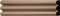 WM144 - Americraft Screen Moulding, Solid Hardwood, 1/4"D x 3/4"W x 96"L,