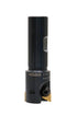 Accusize Industrial Tools Indexable End Mill with 2 Pcs TPG22 Carbide Inserts, 1'' Cutting Diameter