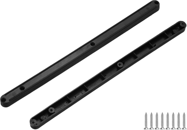 PATIKIL 12 Inch Drawer Slides, 2 Pcs Plastic Guide Rails Side Mounted
