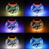 EONLYX Solar Outdoor Table Lamp, Solar Powered Mosaic Glass Ball Garden Lights Waterproof Color Changing Mood Night