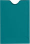 LUXPaper Credit Card Sleeves, 2 3/8" x 3 1/2", Teal, 80lb. Text, 50 Qty