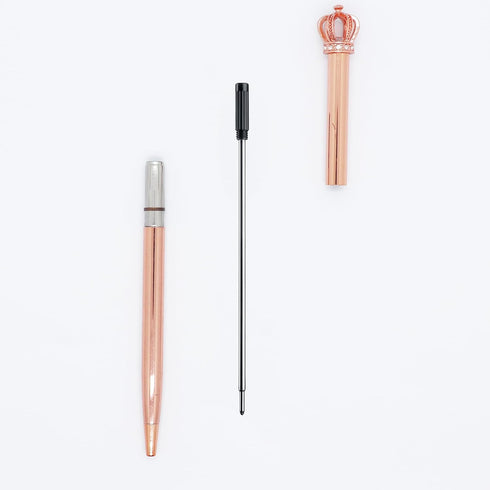DunBong Black Ink Refill Pack of 5, Replaceable Medium Point Ballpoint Pen Refills