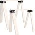 POWERTEC 71026-P2 Sawhorse Brackets, Set of 4 Saw Horse Brackets w/ 500Lbs