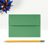 LUXPaper 4Bar A1 Invitation Envelopes | 50 Qty | Peel & Press | 3 5/8" x 5 1/8" | Holiday Green | 80lb. Text