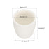 PATIKIL Alumina Crucible for Melting Metal, 70ml Crucible Bowl Dish Cup White for Laboratory Casting Gold Silver Copper Brass Alloy,1 Pcs