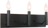 3-Lights E12 Base(Bulbs Kalium Bathroom Light Vanity Fixtures Over Mirror, Modern Matte Black Wall Sconces, Minimalist