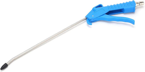 Air Blow Gun with 10" Long Angled Nozzle, Industrial Air Compressor Accessories Cleaning Tool