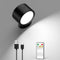 LINKEGO LED Wall Mounted Lights 2 Pcs with Remote, Rechargeable Wall Sconce with