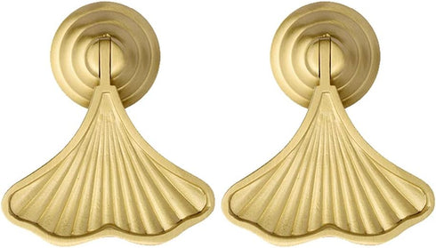 Generic Southst 2 Pcs Modern Creative Leaf Single Hole Drawer Knob Bookcase Shoe