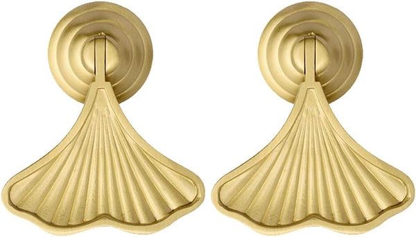 Generic Southst 2 Pcs Modern Creative Leaf Single Hole Drawer Knob Bookcase Shoe