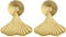 Generic Southst 2 Pcs Modern Creative Leaf Single Hole Drawer Knob Bookcase Shoe