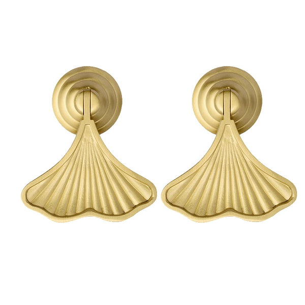 Generic 2 Pcs Modern Creative Leaf Single Hole Drawer Knob Bookcase Shoe Cabinet