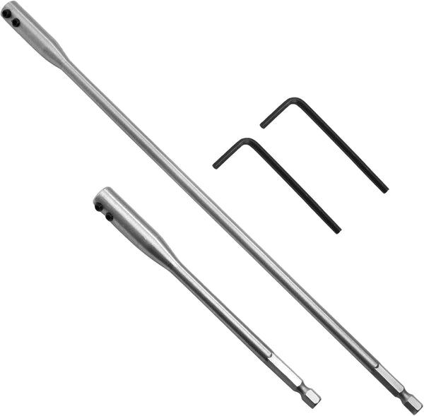 HARSKIYER 4 Pcs 1/4 Inch Drill Bit Extension Set, 6 and 12 Inch