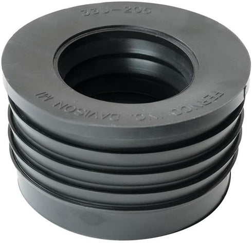 FERNCO P33U-205 Black Bushing, 3" x 2"