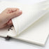 Clear A5 Refillable Notebook Binder - 90 Sheets Lined Paper, Black 6-Ring Soft Transparent PVC Binder Cover Protector