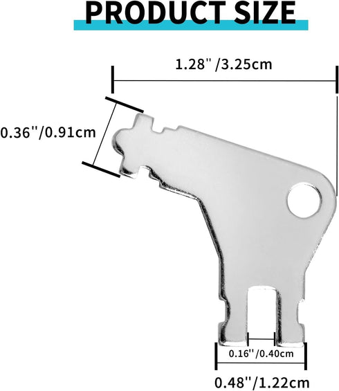 50504 Commercial-Grade 10 Pack Keys, Universal Paper Towel Dispenser Keys Compatible with Georgia Pacific Paper Towel