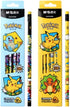 Pikachu Pencils with Eraser, 12 Count, 2B Triangular Pencils (Blue)