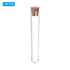PATIKIL 40Pcs 6ml Plastic Test Tubes with Cork Stoppers, 78x13mm for Scientific and Party Decoration Use