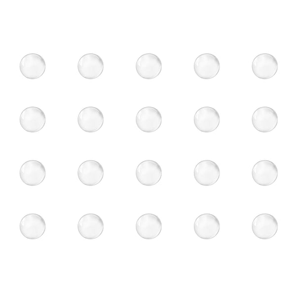 uxcell 2.5mm Solid Round Clear Glass Ball Boiling Stones, Soda Lime Glass Beads 500pcs