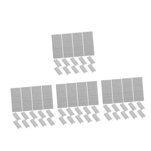 LALAFINA 4-Pack Galvanized Staples for Office and Home Binding