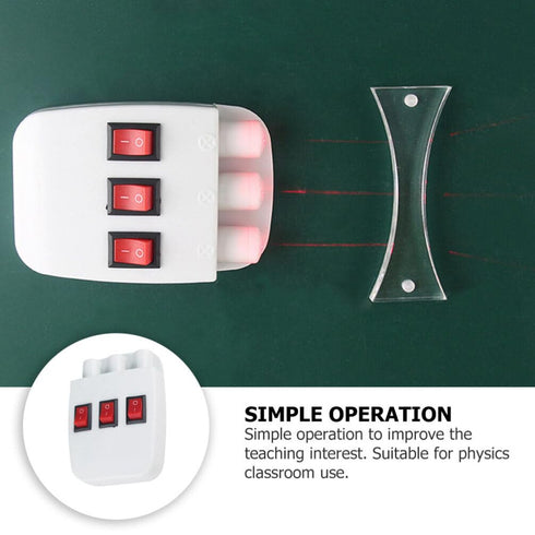 2 pcs Instruments Diffraction Laboratory Three-Way Scientific Starter Apparatus, Physical Tools