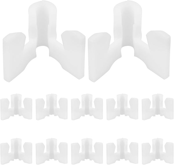 40pcs Shoe Shelf Brackets - DIY Shoe Rack Pipe Connector Support -