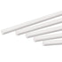 MECCANIXITY ABS Plastic Rod Round Solid White Bar, 6mmx250mm for DIY Model Material, Pack of 10