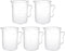 uxcell 5pcs 300ml PP Plastic Graduated Measuring Cup Beaker with Handle for Lab Kitchen Liquids