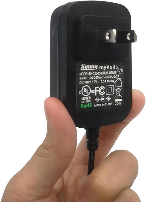 MyVolts 12V 920.7047 Power Supply Adaptor Compatible with Medela Freestyle, Breast Pump - US Plug