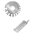 Wire Gauge Measuring Tool & Metal Thickness Gauge, Stainless Steel Dual-Sided Round
