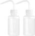 Oubest 2pcs 150ml 5oz Small Squeeze Bottles, LDPE Plastic Squirt Water Bottle for Medical, Tattoo, Lash, Irrigation
