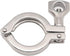 Beduan 1.5" Sanitary Tri Clamp, 304 Stainless Steel Single Pin Heavy Duty Clover with Wing Nut for TC 1.5"