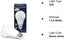 Torkase Outdoor Dusk to Dawn Light Bulbs, 12W (100W Equivalent), 3000K Warm White, E26 A19 Automatic Sensor LED Bulbs